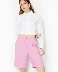 Pimkie Short^Bermuda En Tissu Reliéfé -
