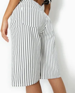 Pimkie Toute La Collection|Short^Bermuda Large En Jean Rayé -