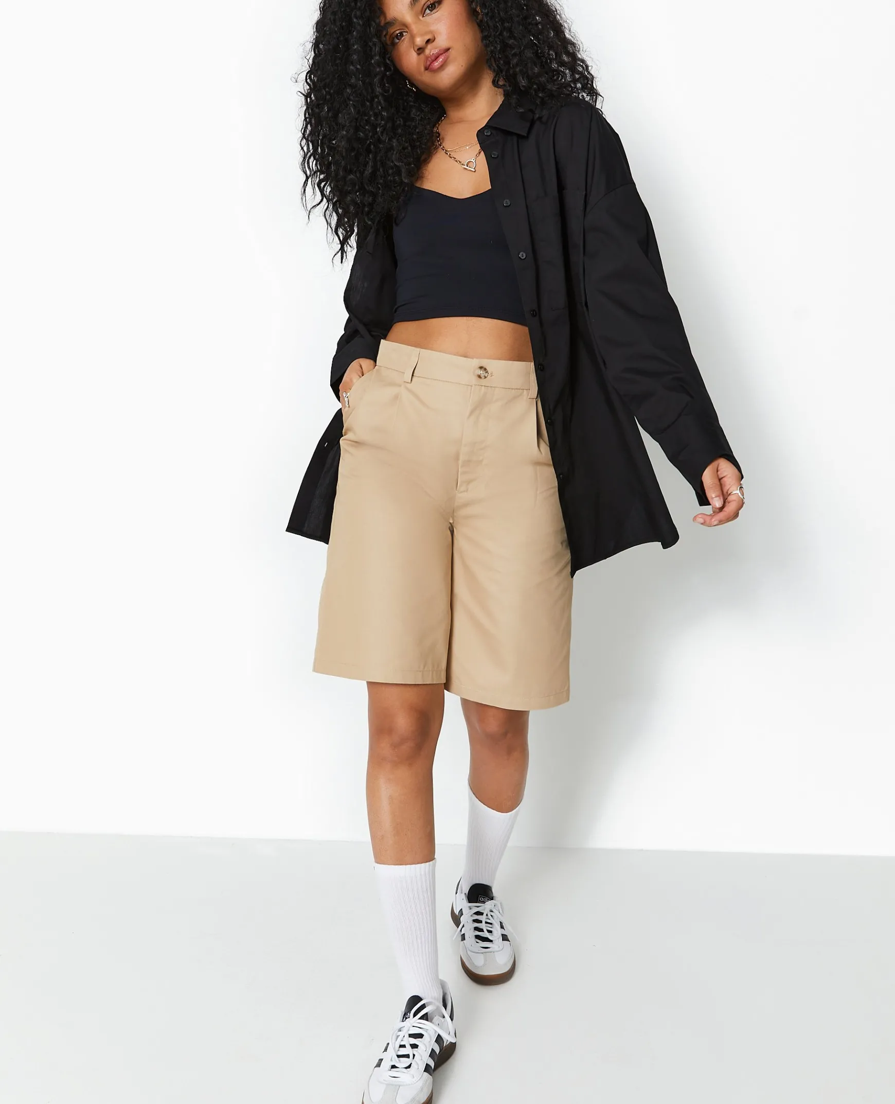 Pimkie Toute La Collection|Short^Bermuda Large En Toile -