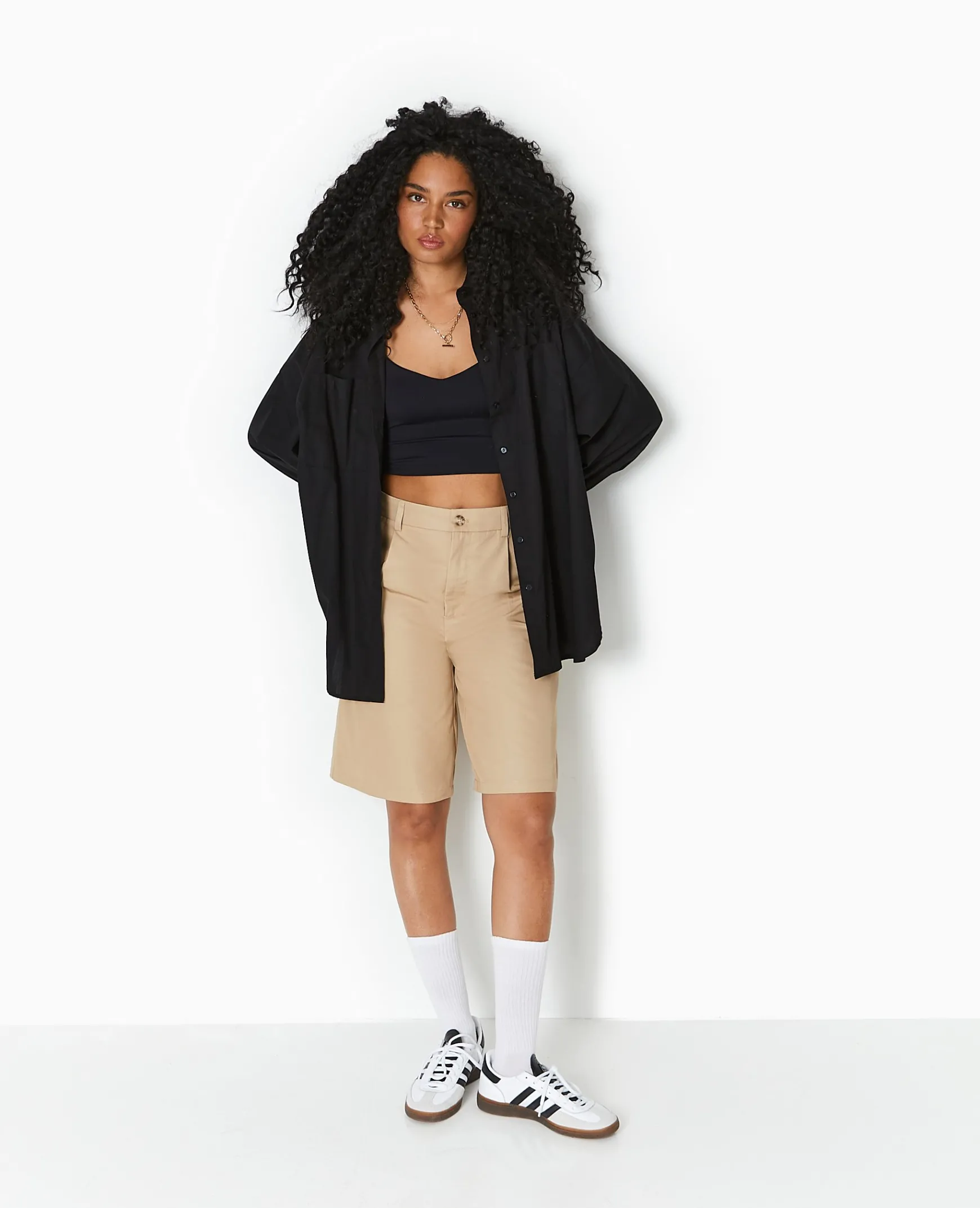Pimkie Toute La Collection|Short^Bermuda Large En Toile -
