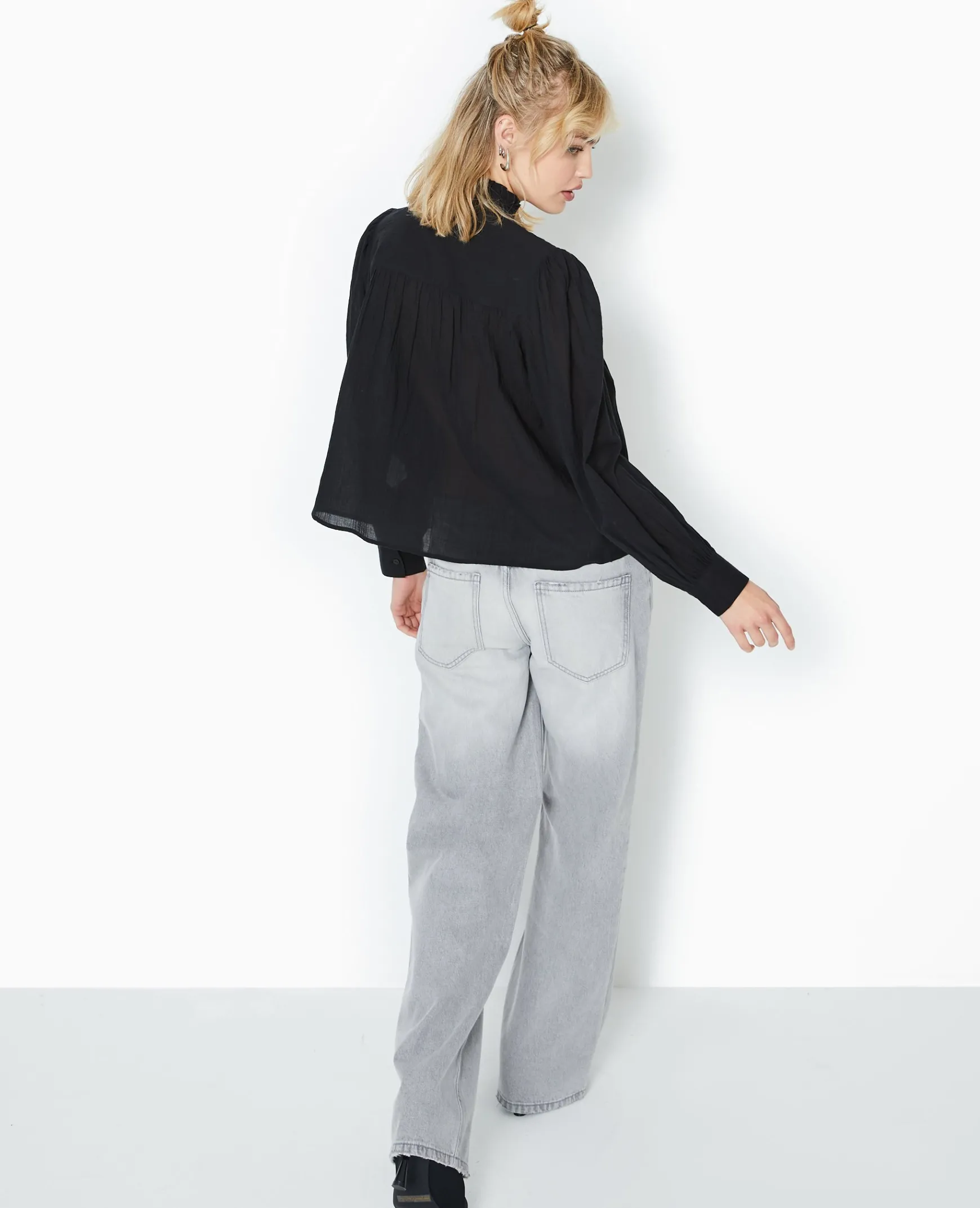 Pimkie Chemise Et Blouse^Blouse Boutonnée Avec Plis -