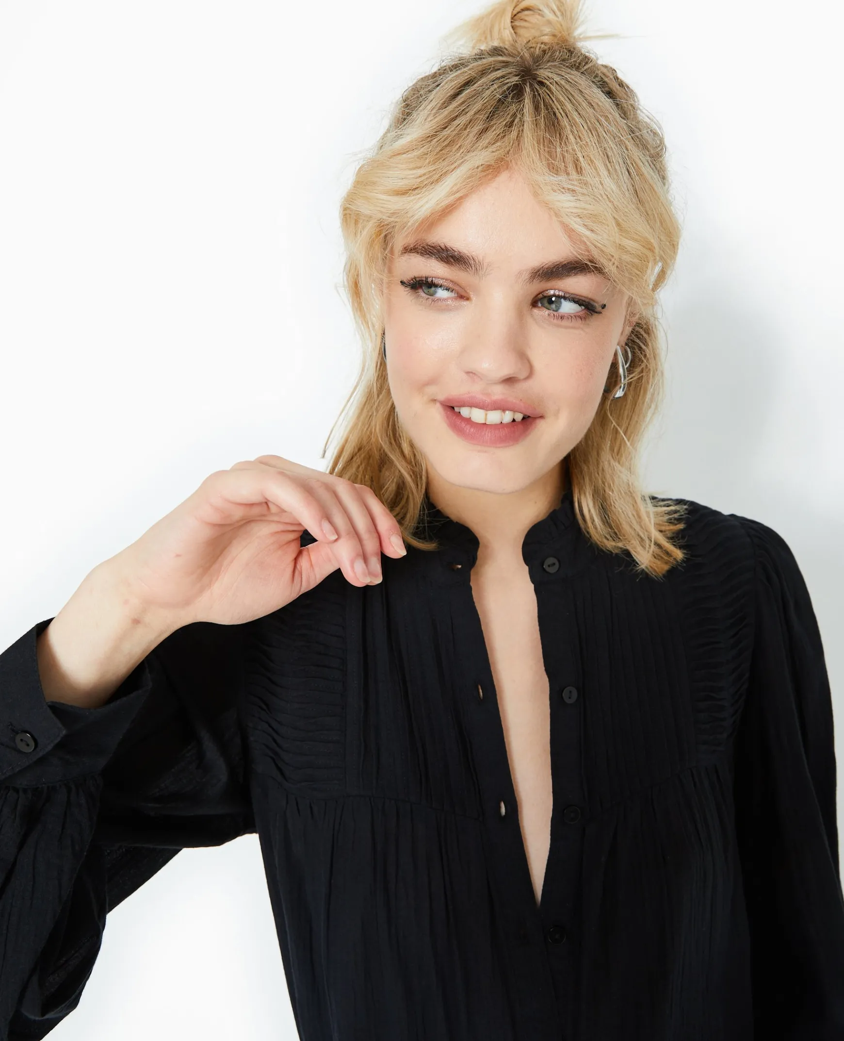 Pimkie Chemise Et Blouse^Blouse Boutonnée Avec Plis -