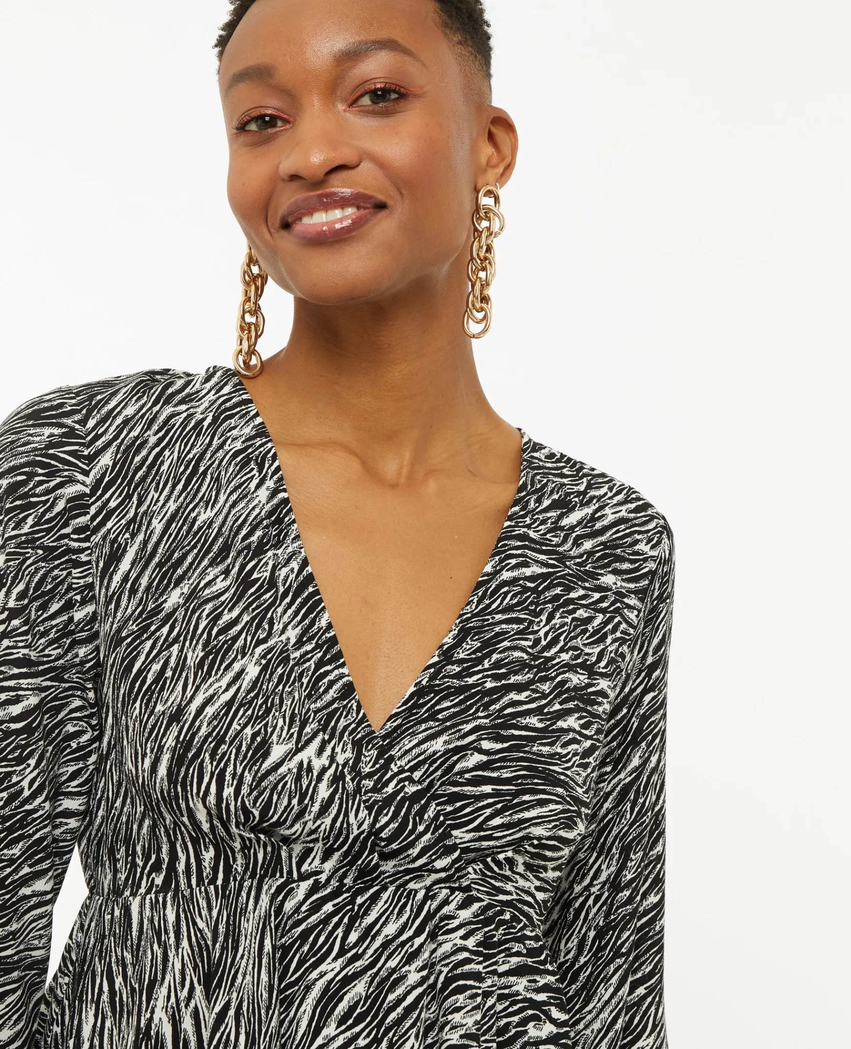 Pimkie Chemise Et Blouse^Blouse Cache-cœur En Tissu Fluide -