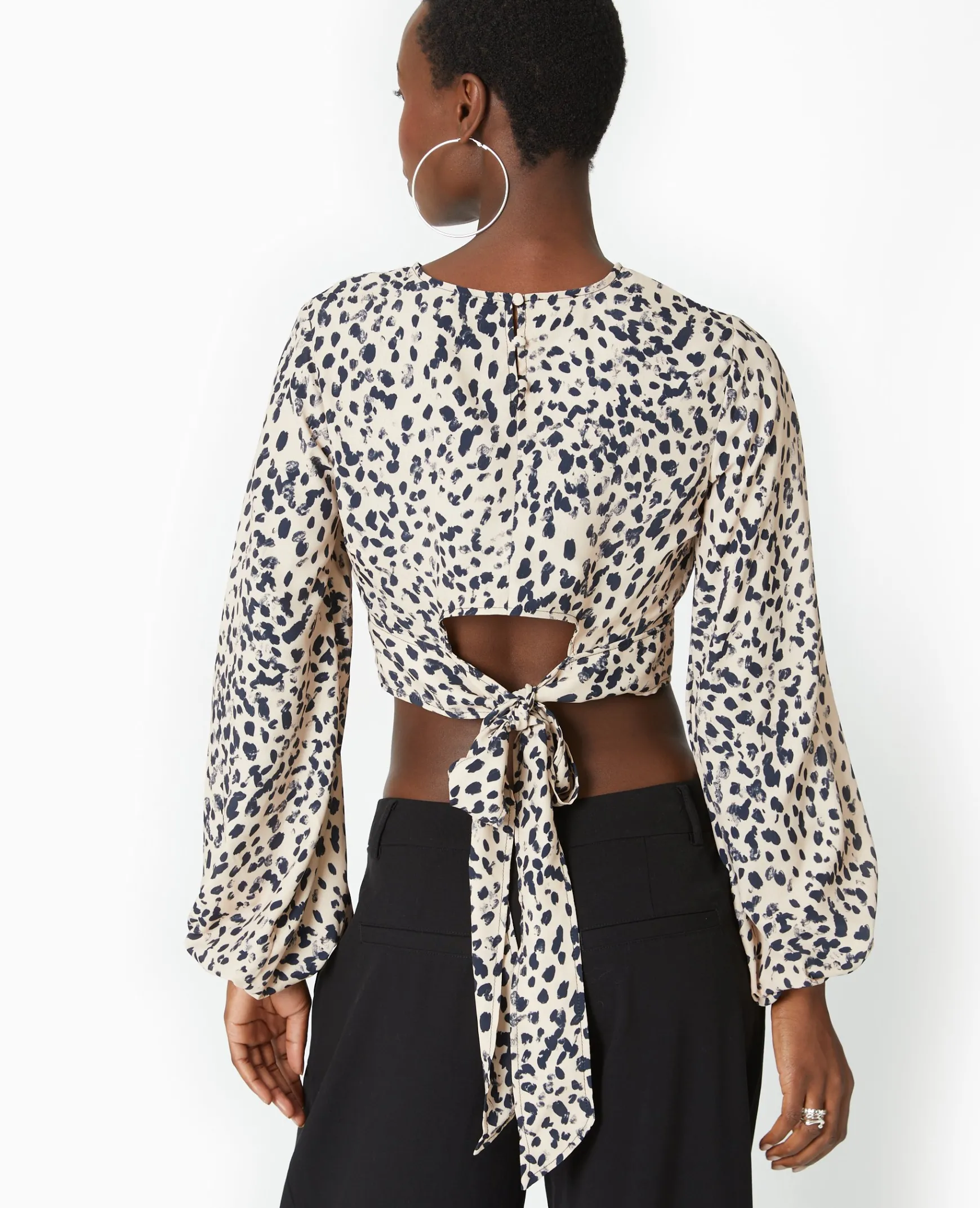 Pimkie Chemise Et Blouse^Blouse Courte Avec Découpe Dos Motif Léopard -