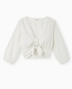 Pimkie Chemise Et Blouse^Blouse Courte Avec Nœud Devant -