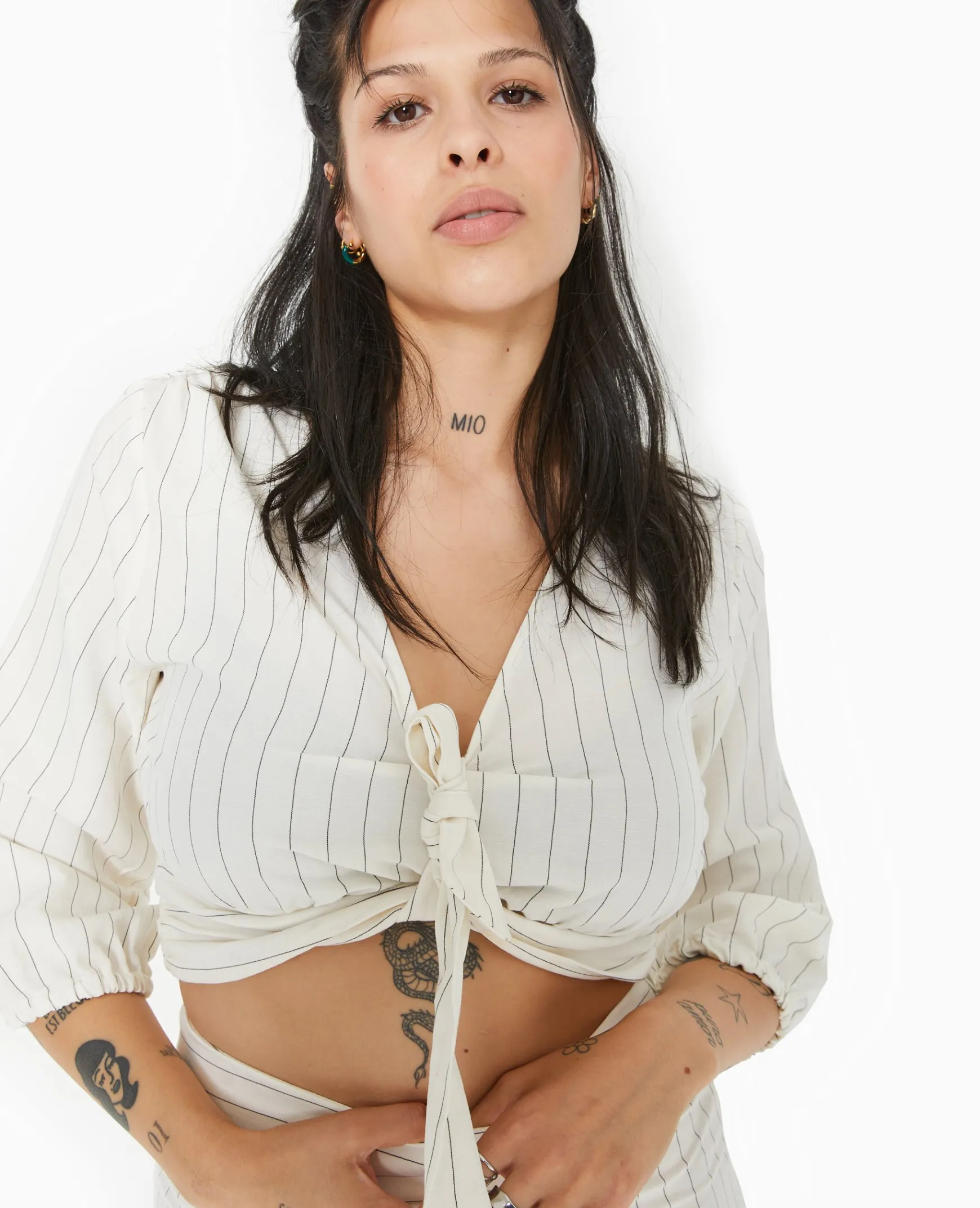 Pimkie Chemise Et Blouse^Blouse Courte Avec Nœud Devant -