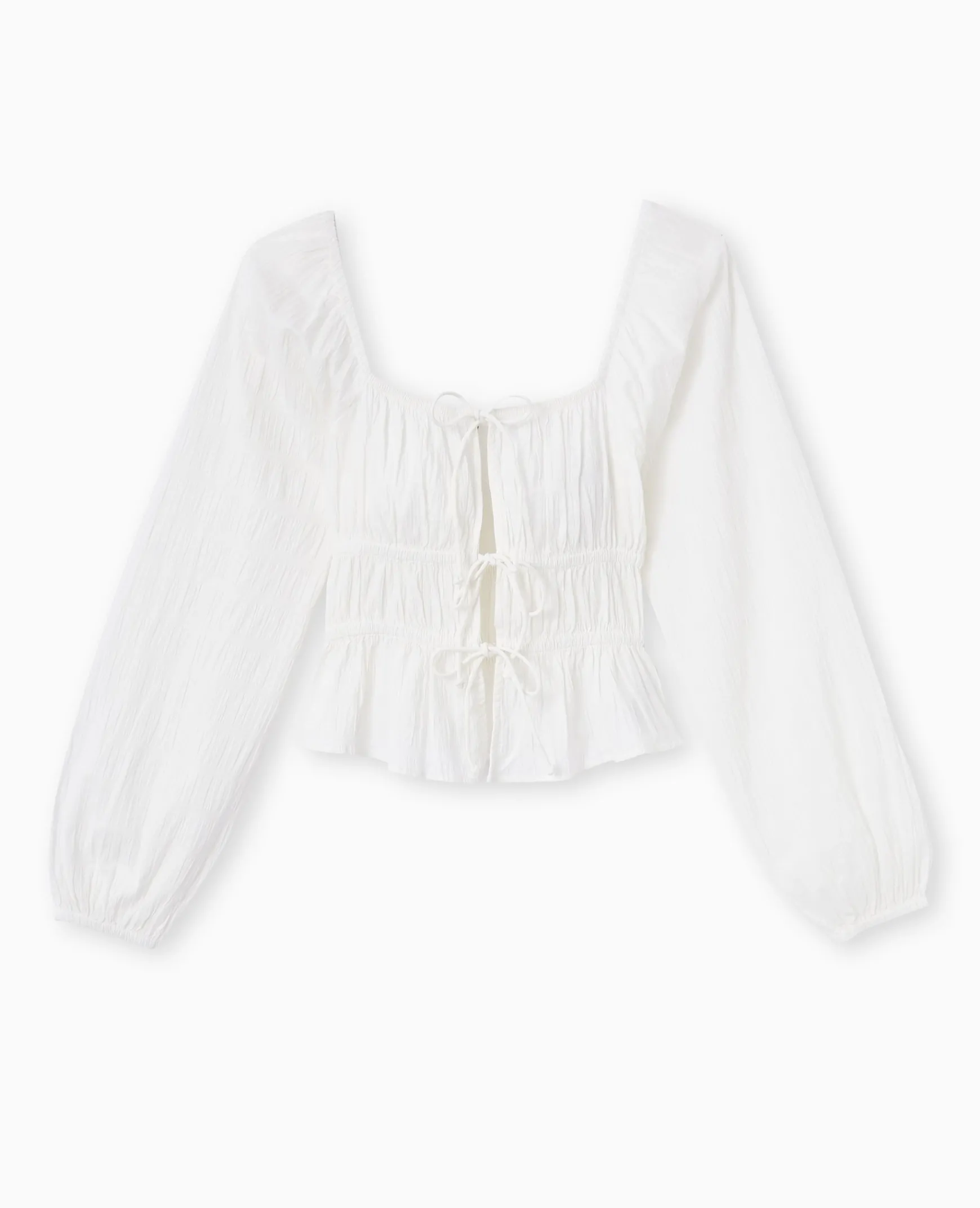 Pimkie Chemise Et Blouse^Blouse Encolure Bardot Avec Liens à Nouer -