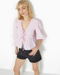 Pimkie Chemise Et Blouse^Blouse Manches Ballons Et Nouettes -