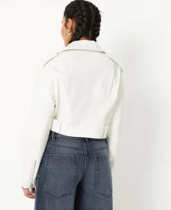 Pimkie Veste Et Blazer^Blouson Biker Court Avec Ceinture -