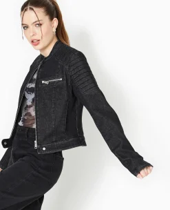 Pimkie Veste Et Blazer^Blouson Biker En Jean -