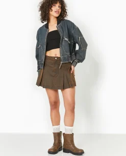 Pimkie Pimkie Positive|Manteau Et Blouson^Blouson Bomber En Jean -
