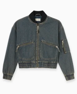Pimkie Pimkie Positive|Manteau Et Blouson^Blouson Bomber En Jean -