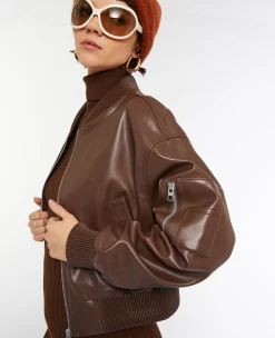 Pimkie Manteau Et Blouson|Veste Et Blazer^Blouson Bomber En Simili Cuir -
