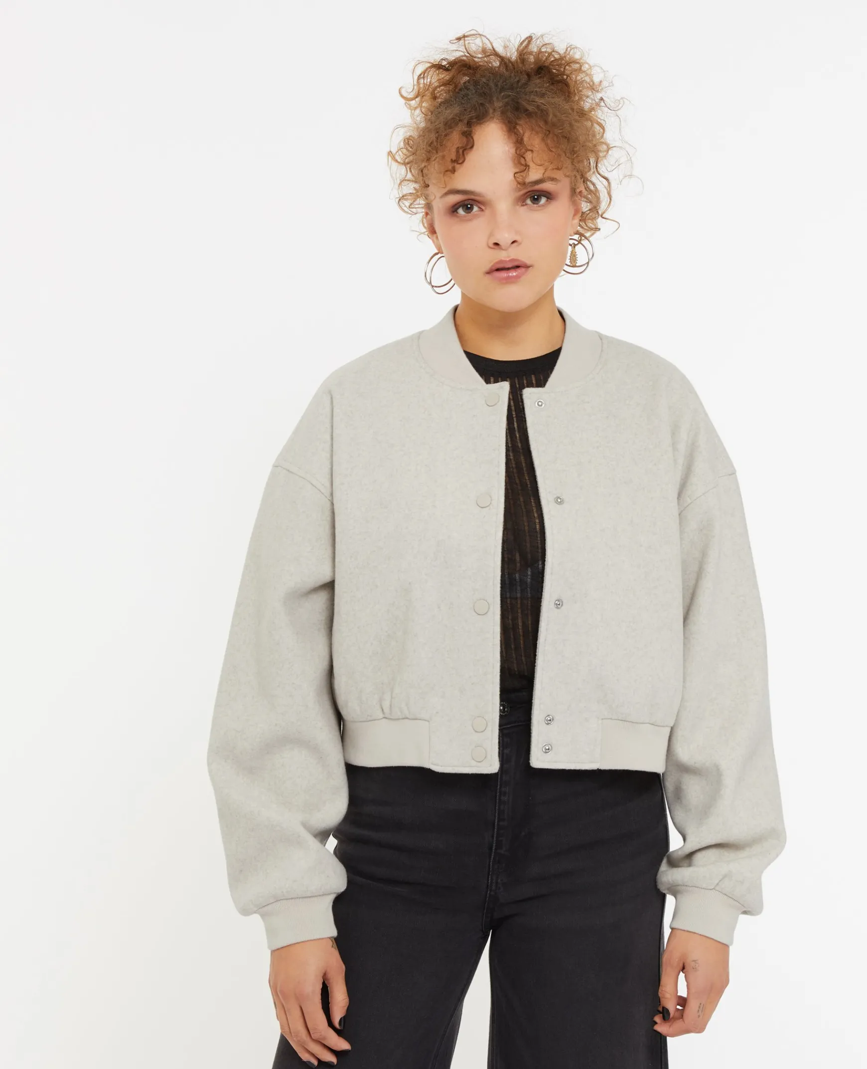 Pimkie Manteau Et Blouson^Blouson Bomber Façon Drap De Laine -