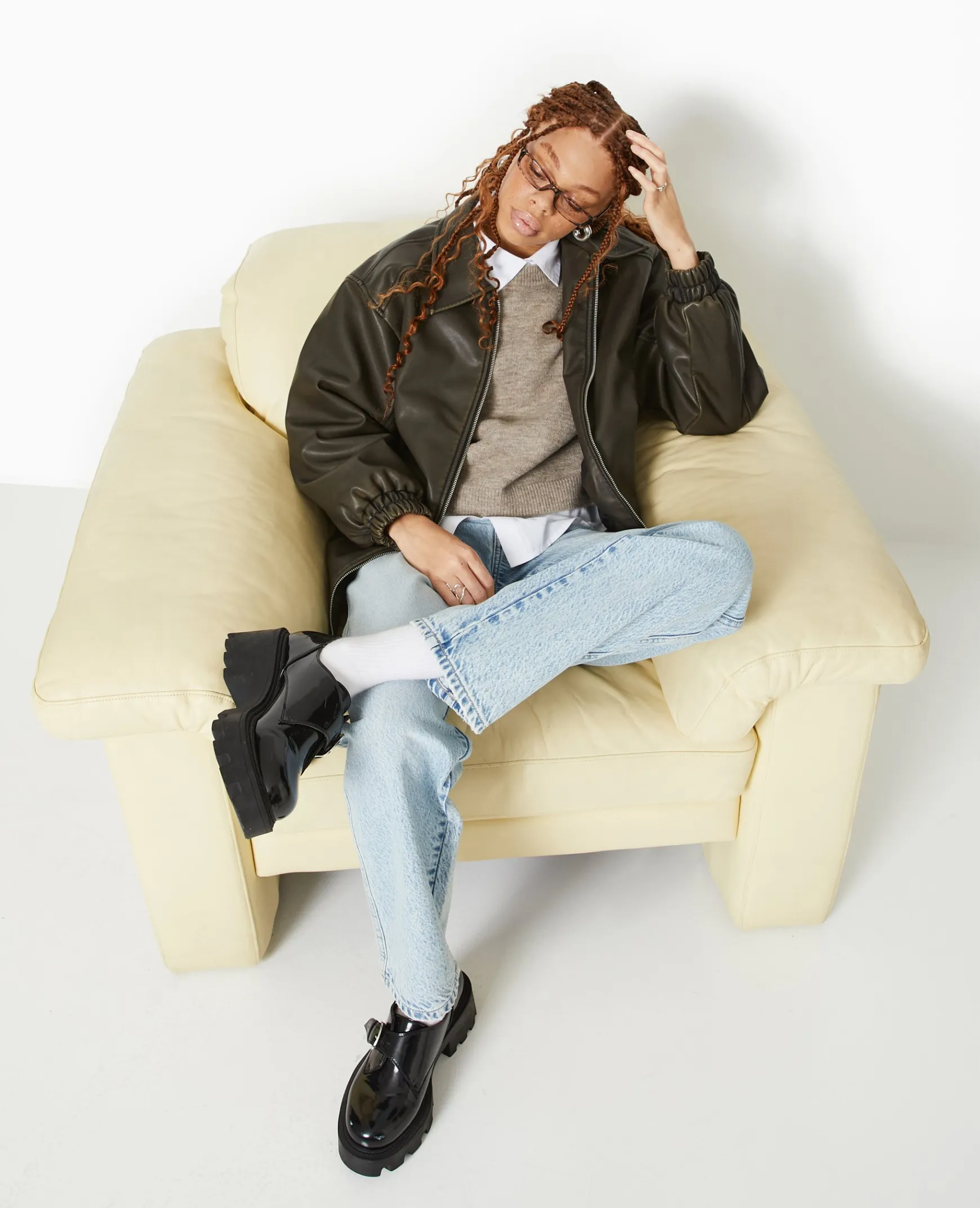 Pimkie Toute La Collection|Manteau Et Blouson^Blouson Long En Simili Cuir Vieilli -