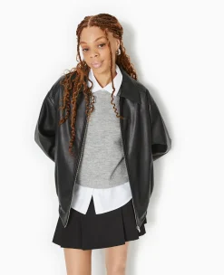 Pimkie Toute La Collection|Manteau Et Blouson^Blouson Long En Simili Cuir -