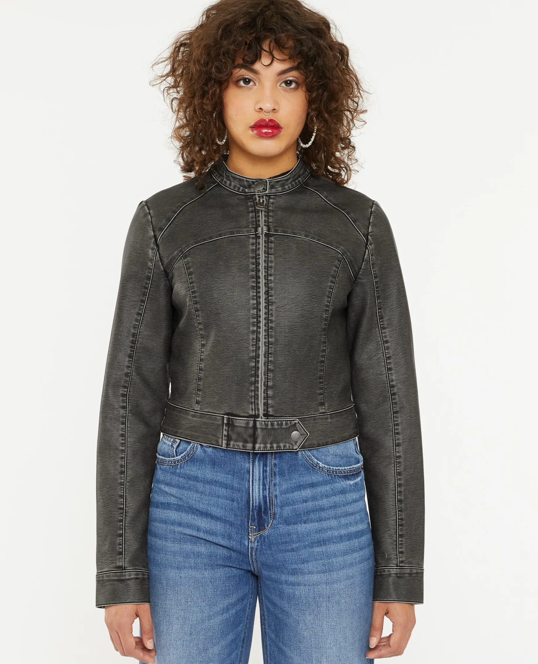Pimkie Manteau Et Blouson|Veste Et Blazer^Blouson Motard Ajusté En Simili -