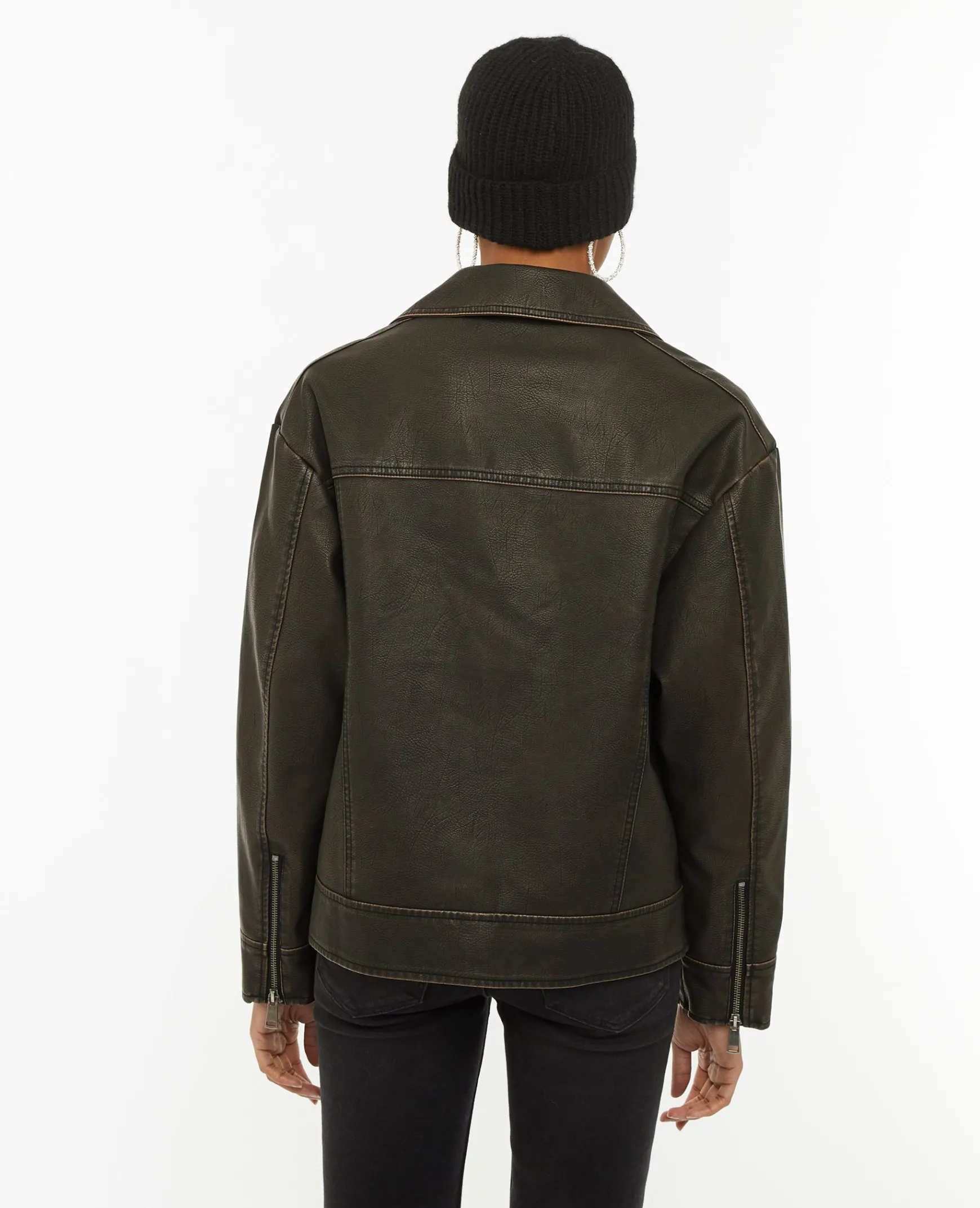 Pimkie Manteau Et Blouson|Veste Et Blazer^Blouson Motard Oversize En Simili -