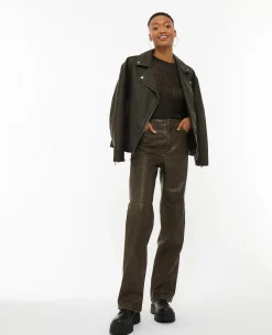 Pimkie Manteau Et Blouson|Veste Et Blazer^Blouson Motard Oversize En Simili -