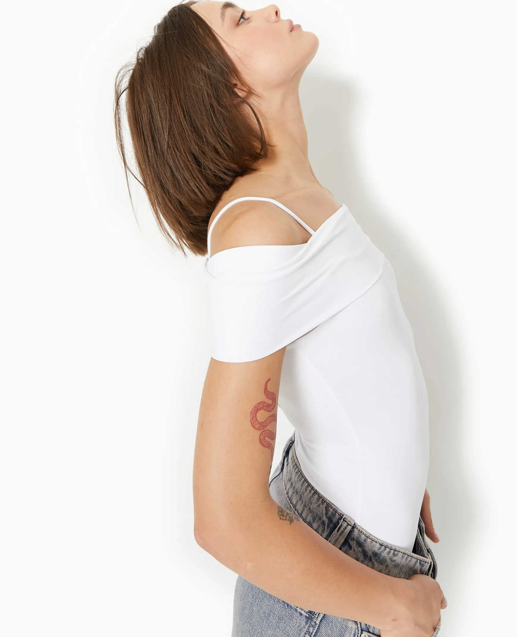 Pimkie Toute La Collection|Body^Body Encolure Bardot Avec Bretelles -