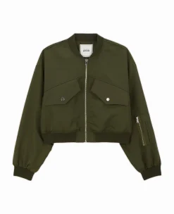 Pimkie Manteau Et Blouson^Bomber Court En Tissu Satiné -