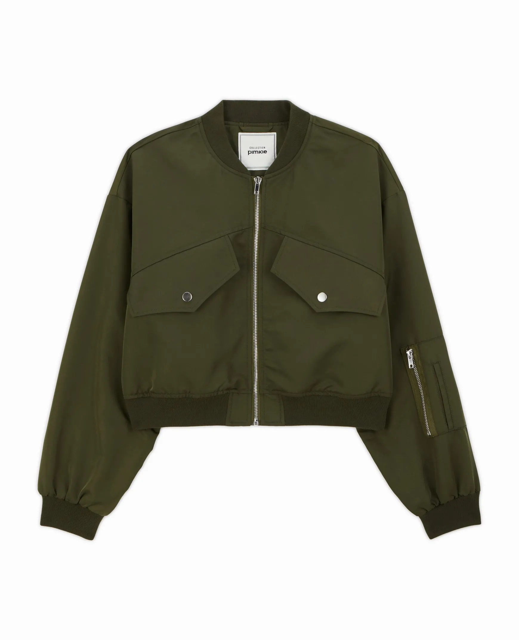 Pimkie Manteau Et Blouson^Bomber Court En Tissu Satiné -