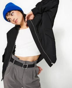 Pimkie Manteau Et Blouson^Bombers Oversize Avec Fronces Dos Et Manches -