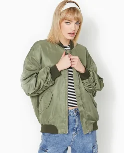 Pimkie Manteau Et Blouson^Bombers Oversize Avec Fronces Dos Et Manches -