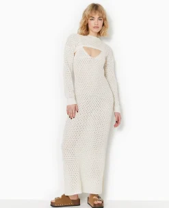 Pimkie Pull Et Gilet^Cache-épaules En Maille Fantaisie Ajourée -