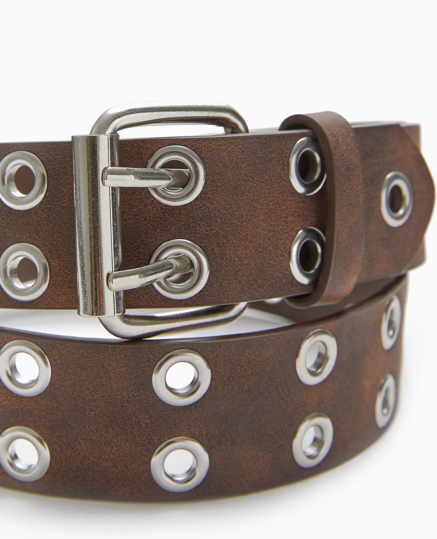 Pimkie Ceinture^Ceinture Aspect Vieilli Avec œillets Métalliques -