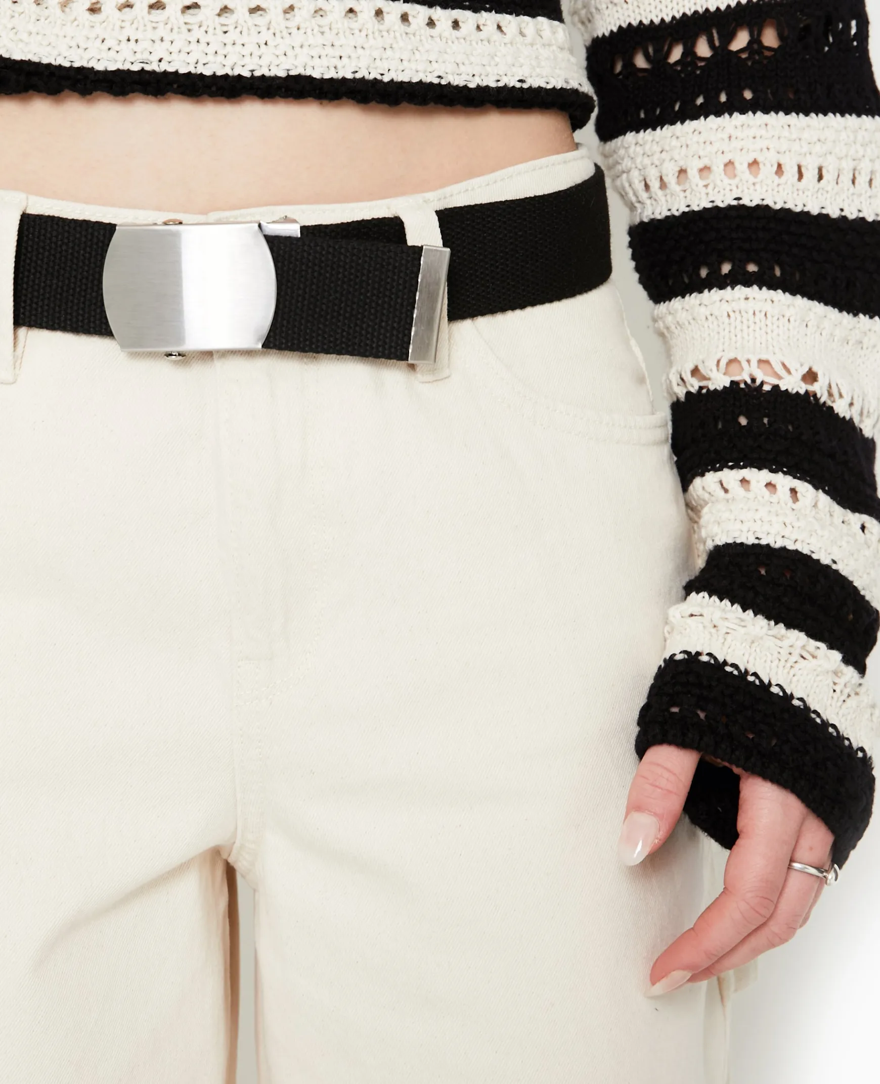 Pimkie Ceinture^Ceinture En Canvas Avec Boucle Métallique -