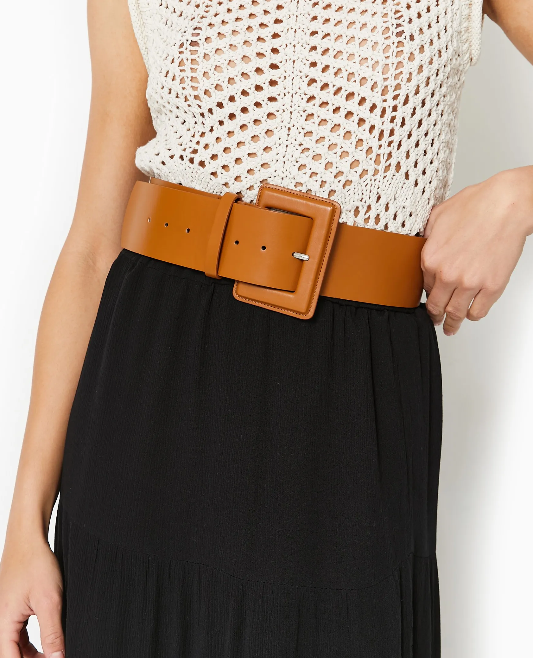 Pimkie Ceinture^Ceinture Large Avec Grande Boucle Rectangulaire -