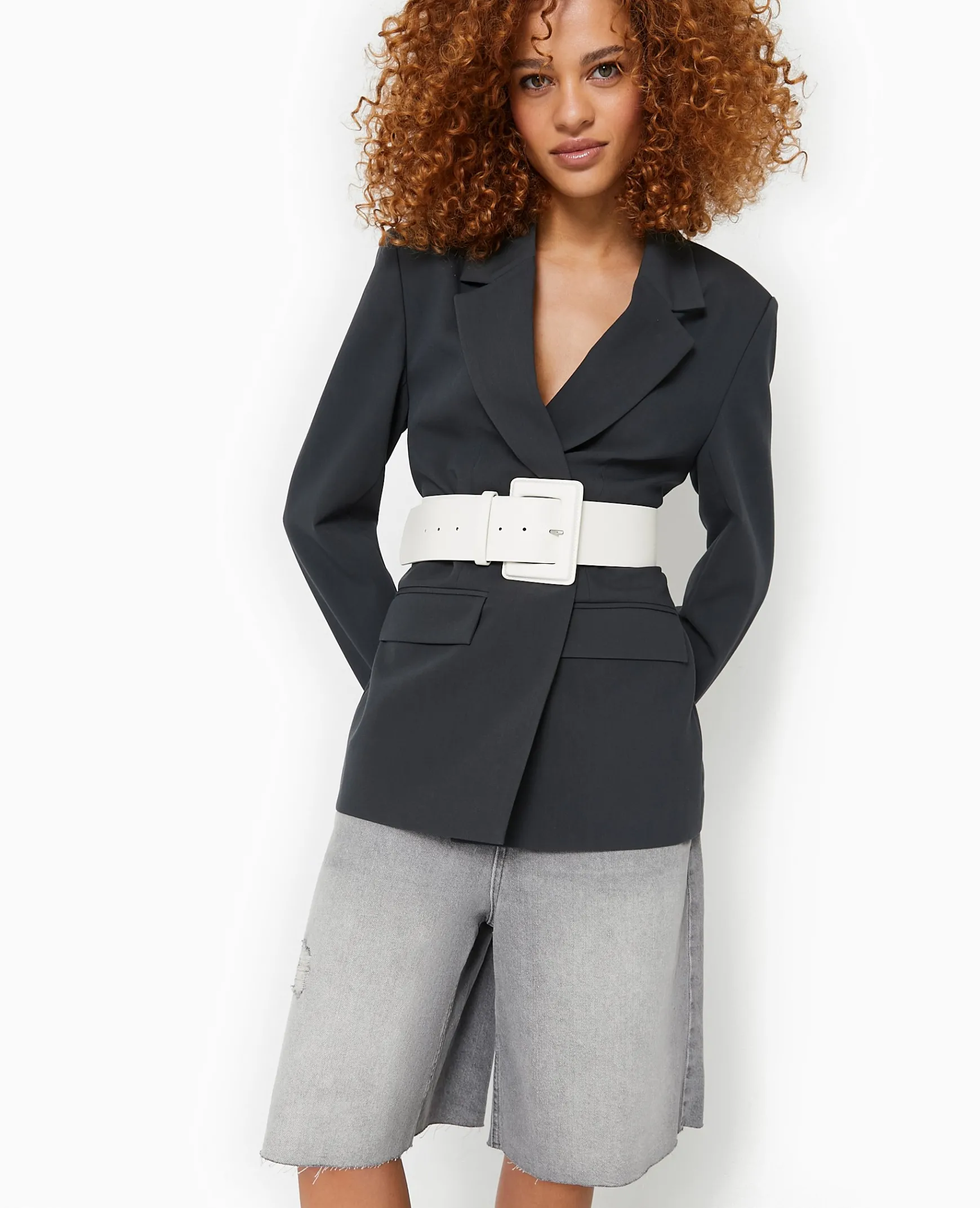 Pimkie Ceinture^Ceinture Large Avec Grande Boucle Rectangulaire -