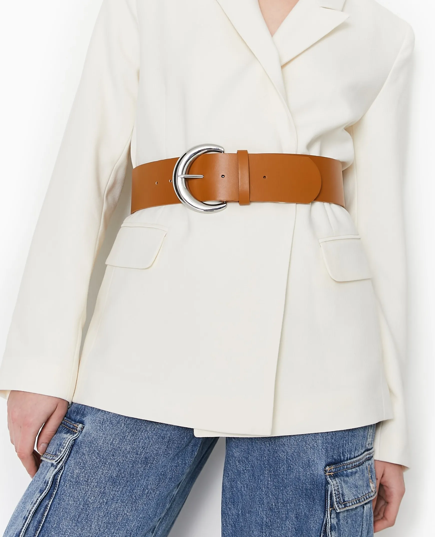 Pimkie Ceinture^Ceinture Large Avec Grosse Boucle -