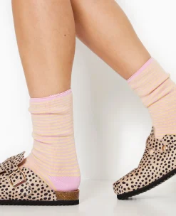 Pimkie Collants Et Chaussettes^Chaussettes Rayées Maille Bouclette Intérieure -