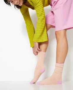 Pimkie Collants Et Chaussettes^Chaussettes Rayées Maille Bouclette Intérieure -