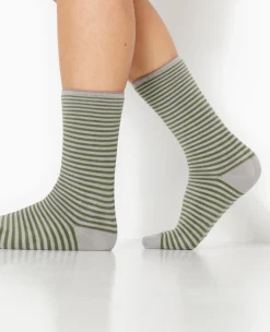 Pimkie Collants Et Chaussettes^Chaussettes Rayées Maille Bouclette Intérieure -