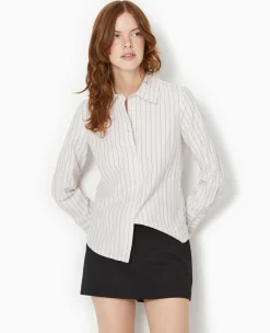 Pimkie Toute La Collection|Chemise Et Blouse^Chemise Cintrée Manches Longues Motif Rayures -