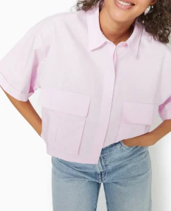 Pimkie Toute La Collection|Chemise Et Blouse^Chemise Cropped Avec Poches Plaquées -