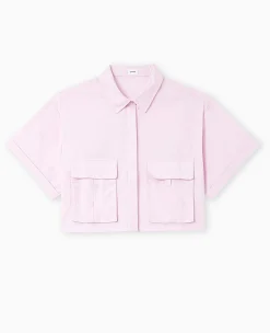 Pimkie Toute La Collection|Chemise Et Blouse^Chemise Cropped Avec Poches Plaquées -