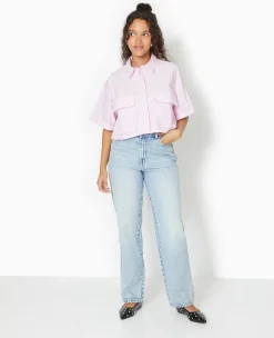 Pimkie Toute La Collection|Chemise Et Blouse^Chemise Cropped Avec Poches Plaquées -