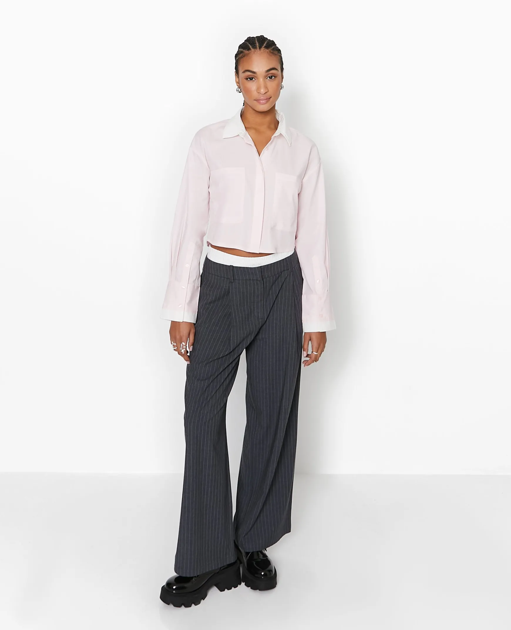 Pimkie Chemise Et Blouse^Chemise Cropped Bicolore -