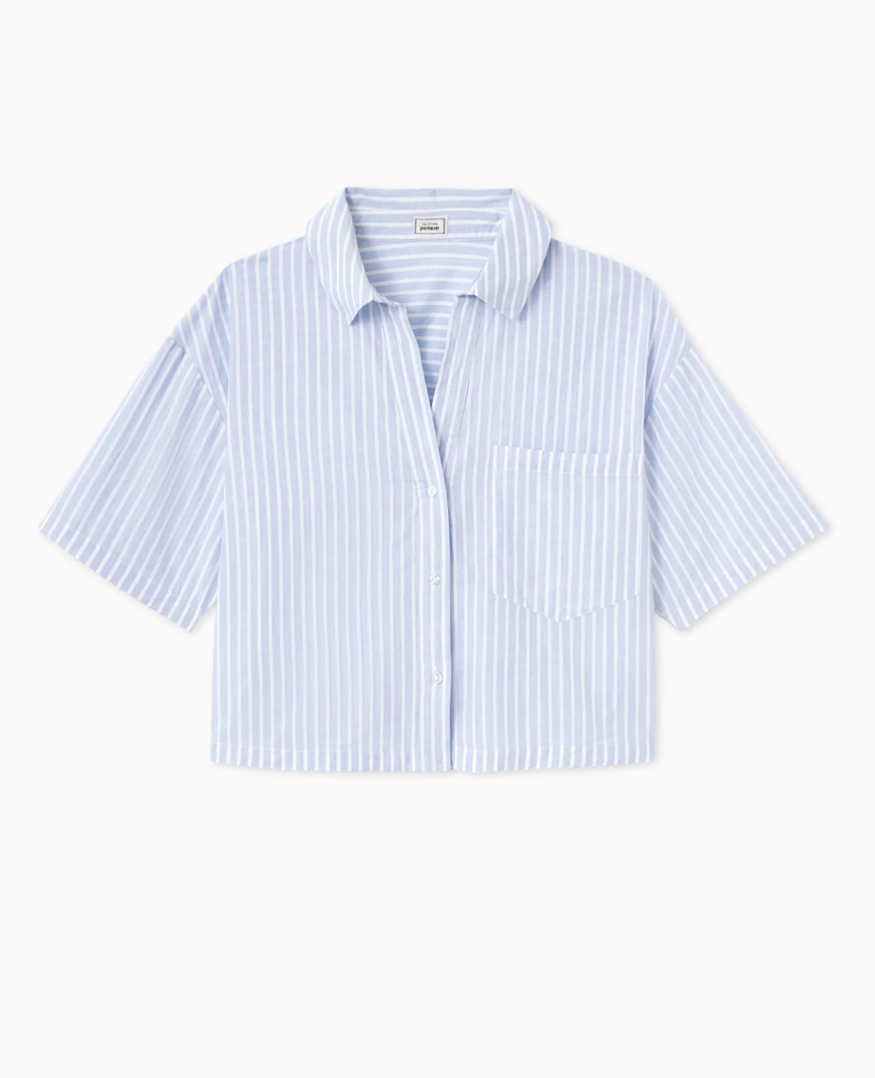 Pimkie Chemise Et Blouse^Chemise Cropped Rayée Façon Pyjama D'homme -