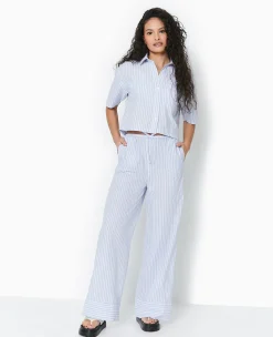 Pimkie Chemise Et Blouse^Chemise Cropped Rayée Façon Pyjama D'homme -