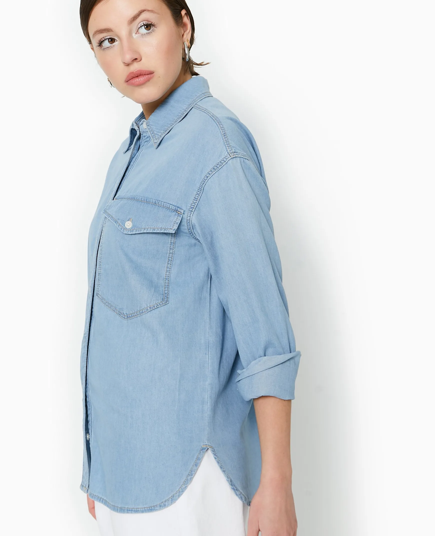 Pimkie Chemise Et Blouse^Chemise En Jean Fluide -