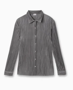 Pimkie Chemise Et Blouse^Chemise Oversize En Tissu Plissé Et Satiné -