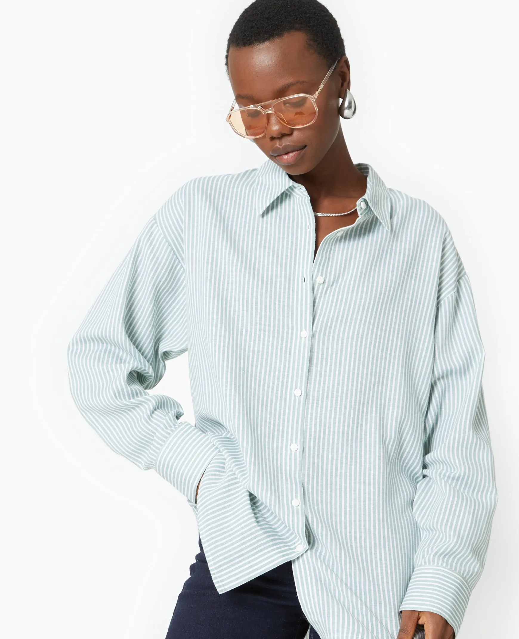 Pimkie Chemise Et Blouse^Chemise Oversize Rayée -