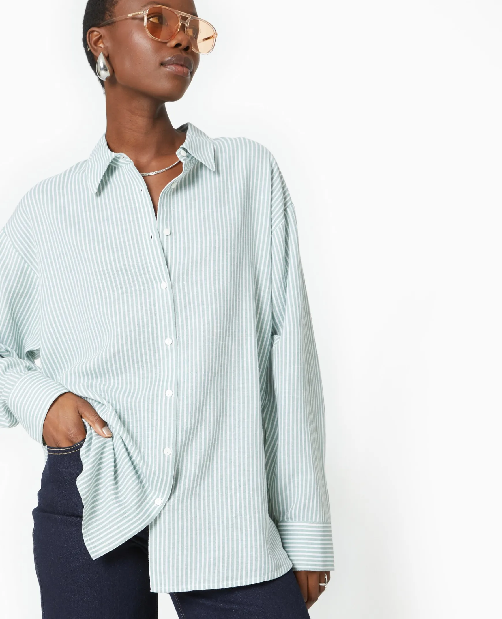 Pimkie Chemise Et Blouse^Chemise Oversize Rayée -