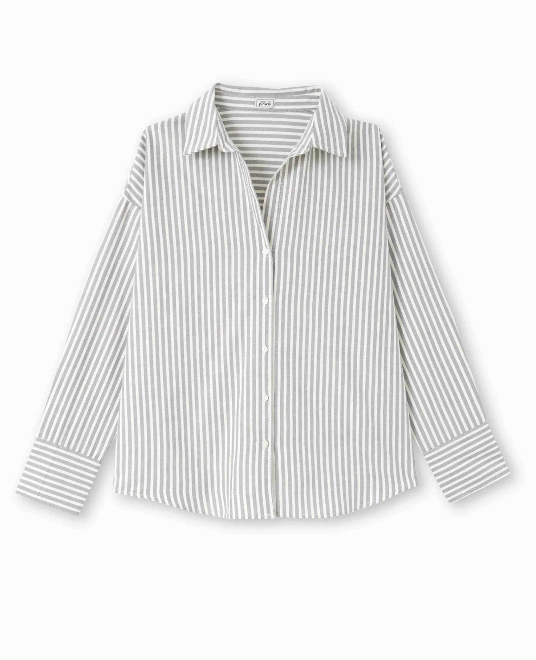 Pimkie Chemise Et Blouse^Chemise Oversize Rayée Avec Col Ouvert -