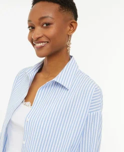 Pimkie Toute La Collection|Chemise Et Blouse^Chemise Oversize Rayée Col Ouvert -